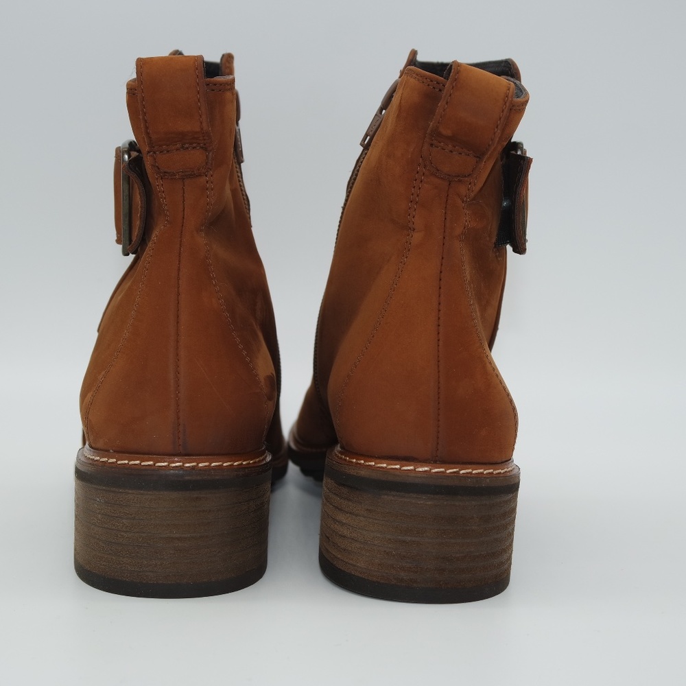 Paul Green Diego Cognac Nubuck Boots Size US 8  UK 5.5 - Picture 10 of 10